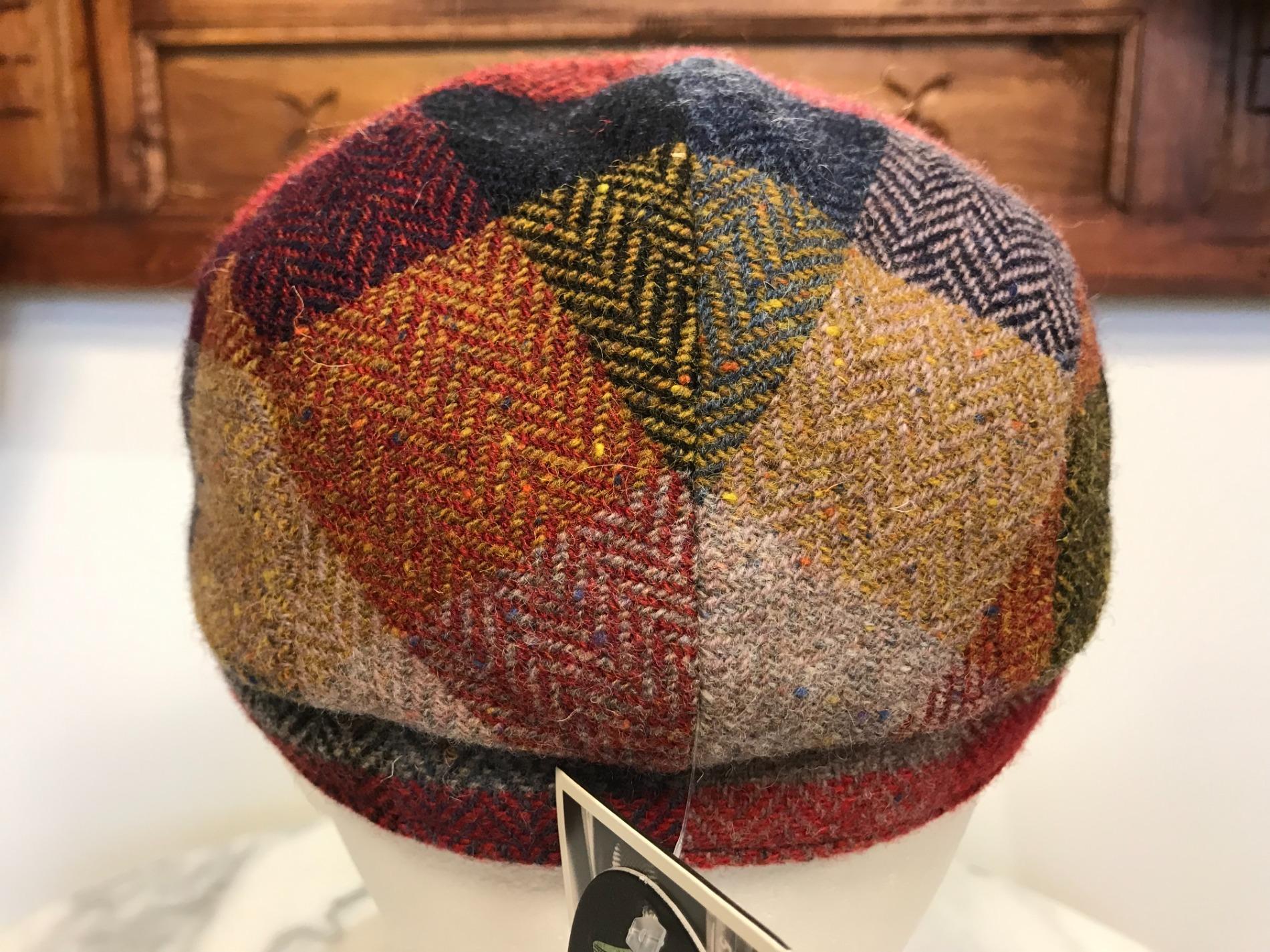 Casquette plate carreaux