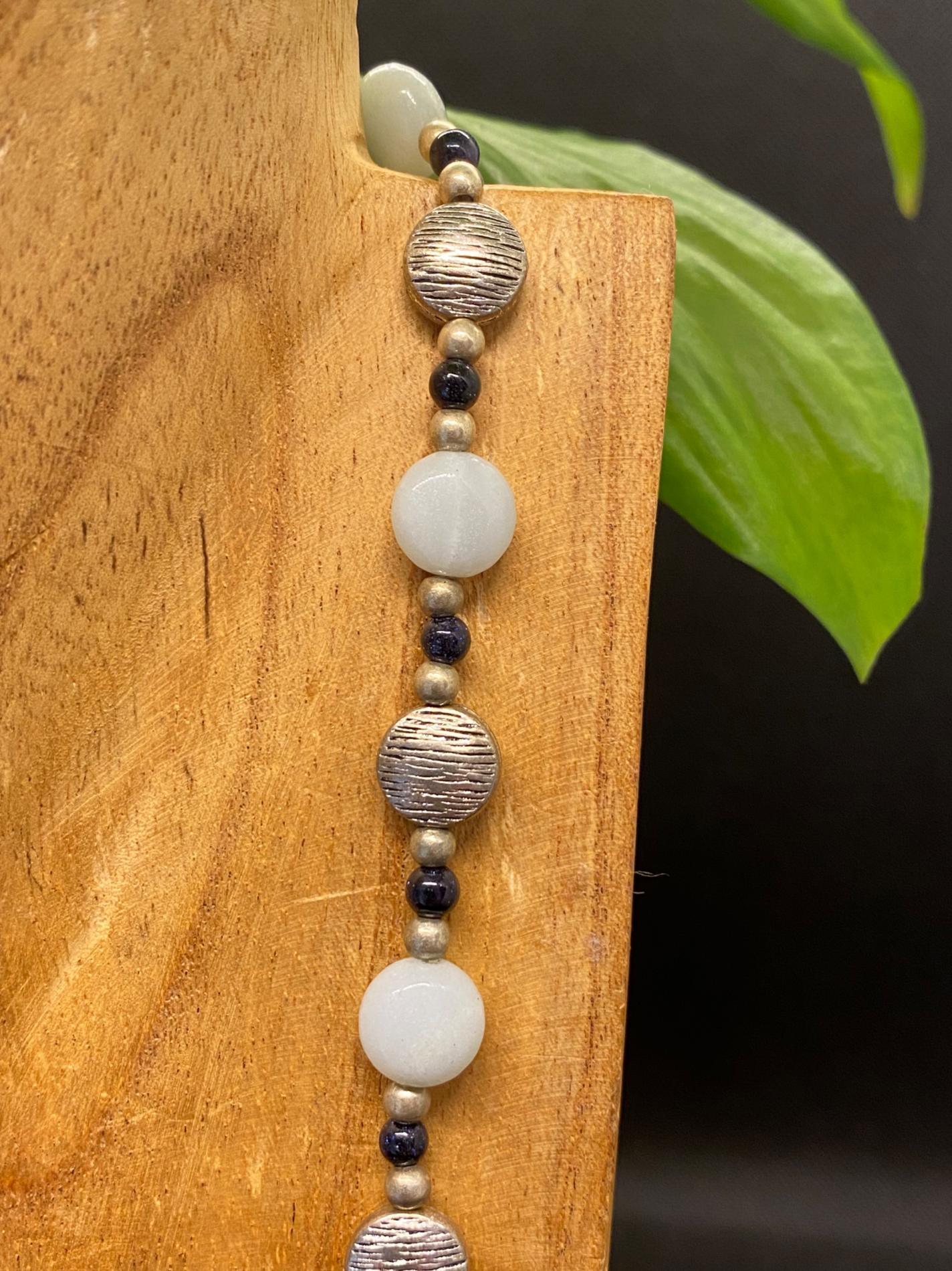 Parure amazonite pierre de sable