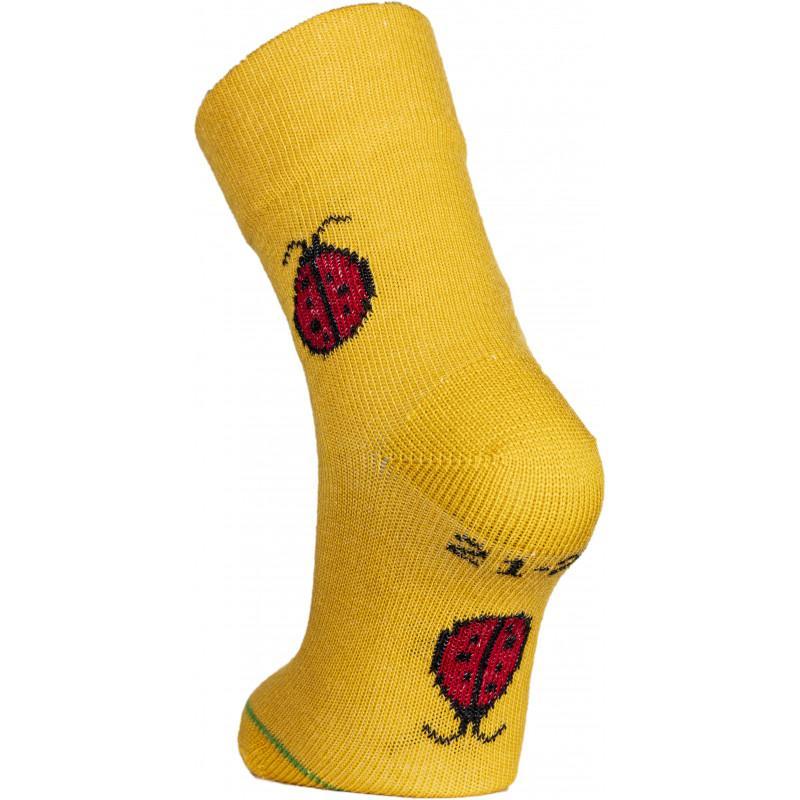 Chaussettes enfant coton bio jaune