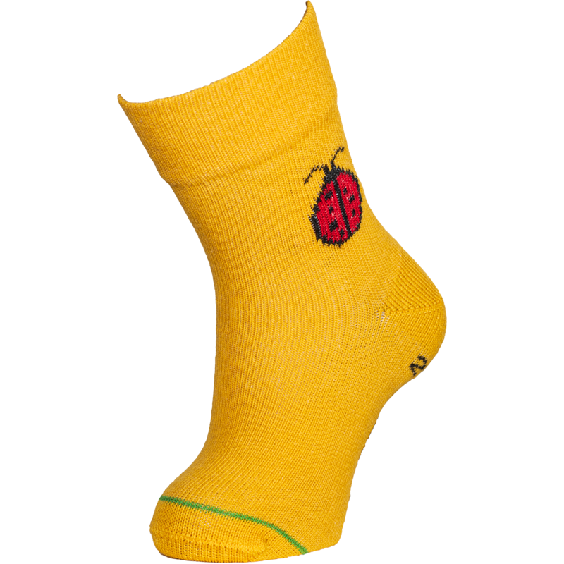 Chaussettes enfant coton bio jaune