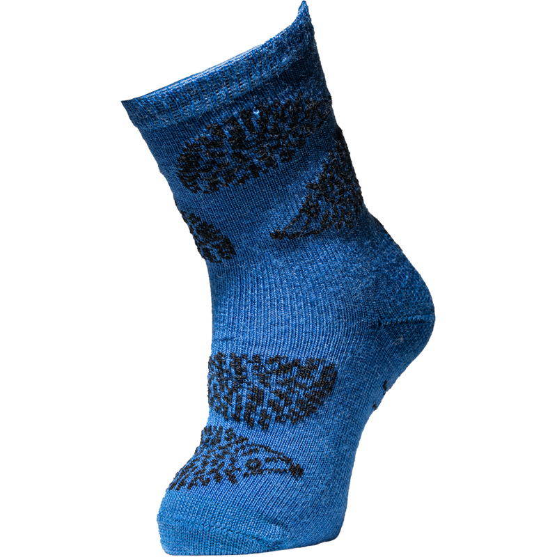 Chaussettes enfant laine bleu