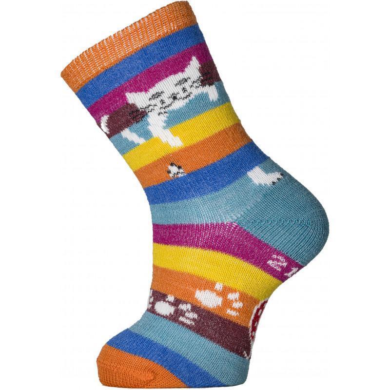Chaussettes enfant laine multicolore