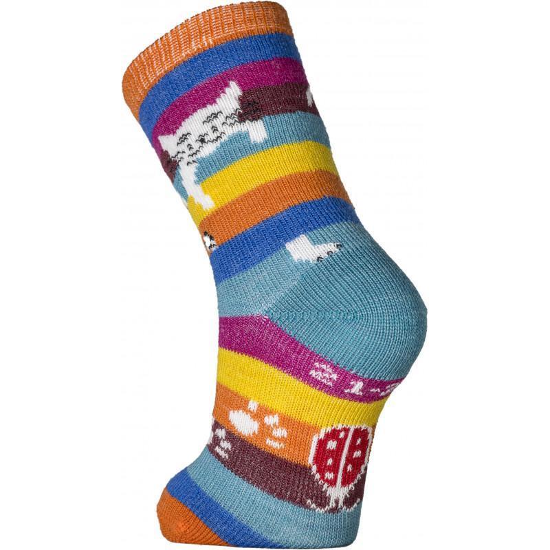 Chaussettes enfant laine multicolore