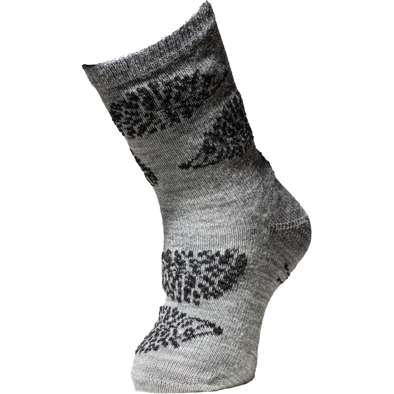 Chaussettes enfant laine grise