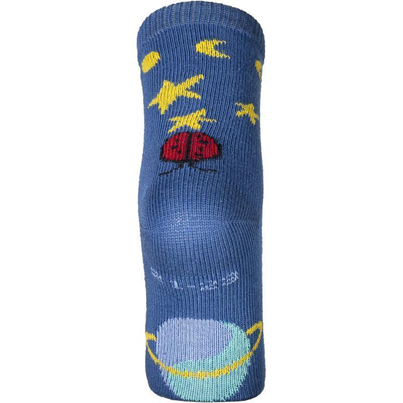 Chaussettes enfant coton bleu