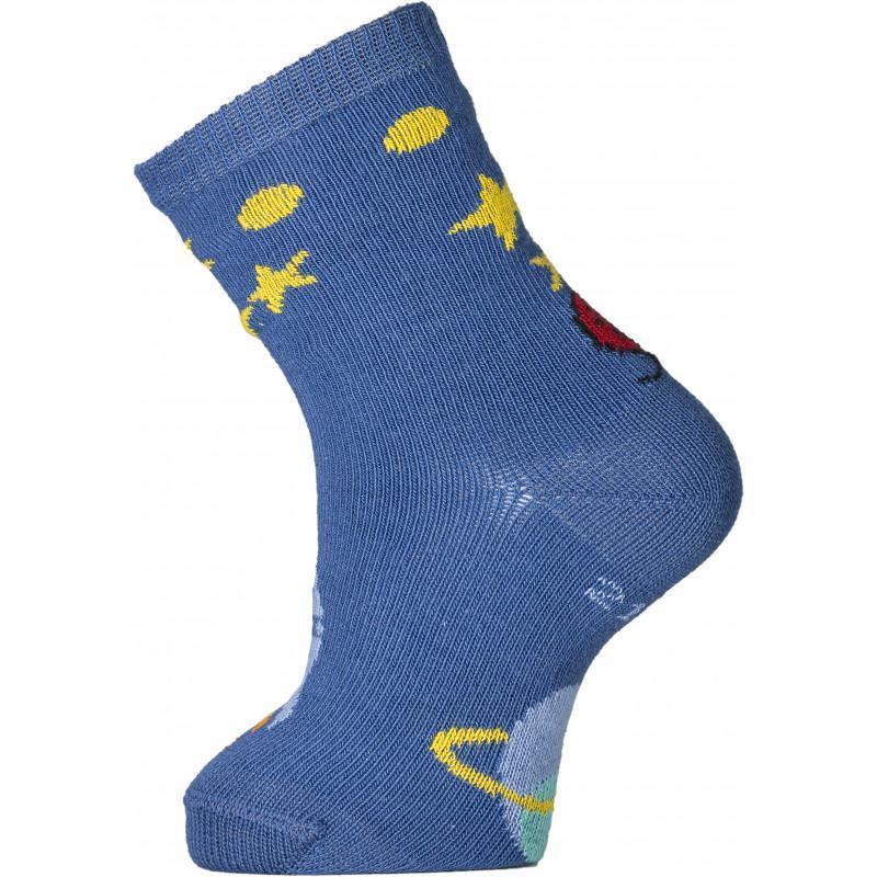 Chaussettes enfant coton bleu