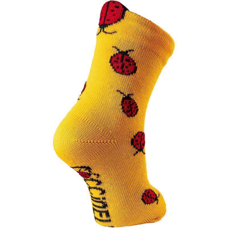 Chaussettes enfant coton jaune