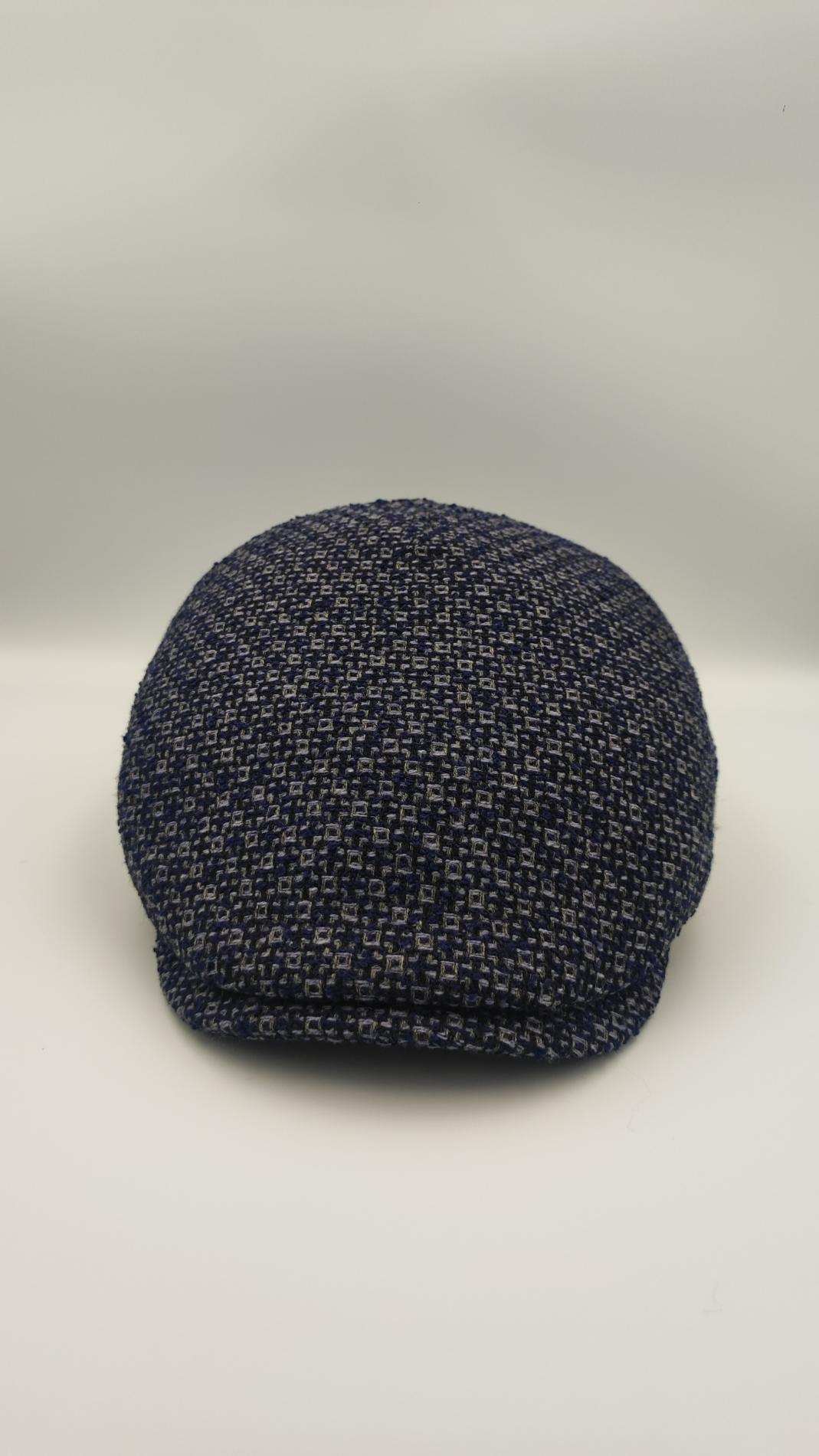 Casquette plate bleu marine
