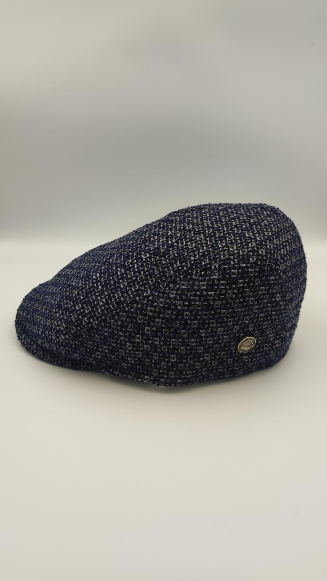 Casquette plate bleu marine