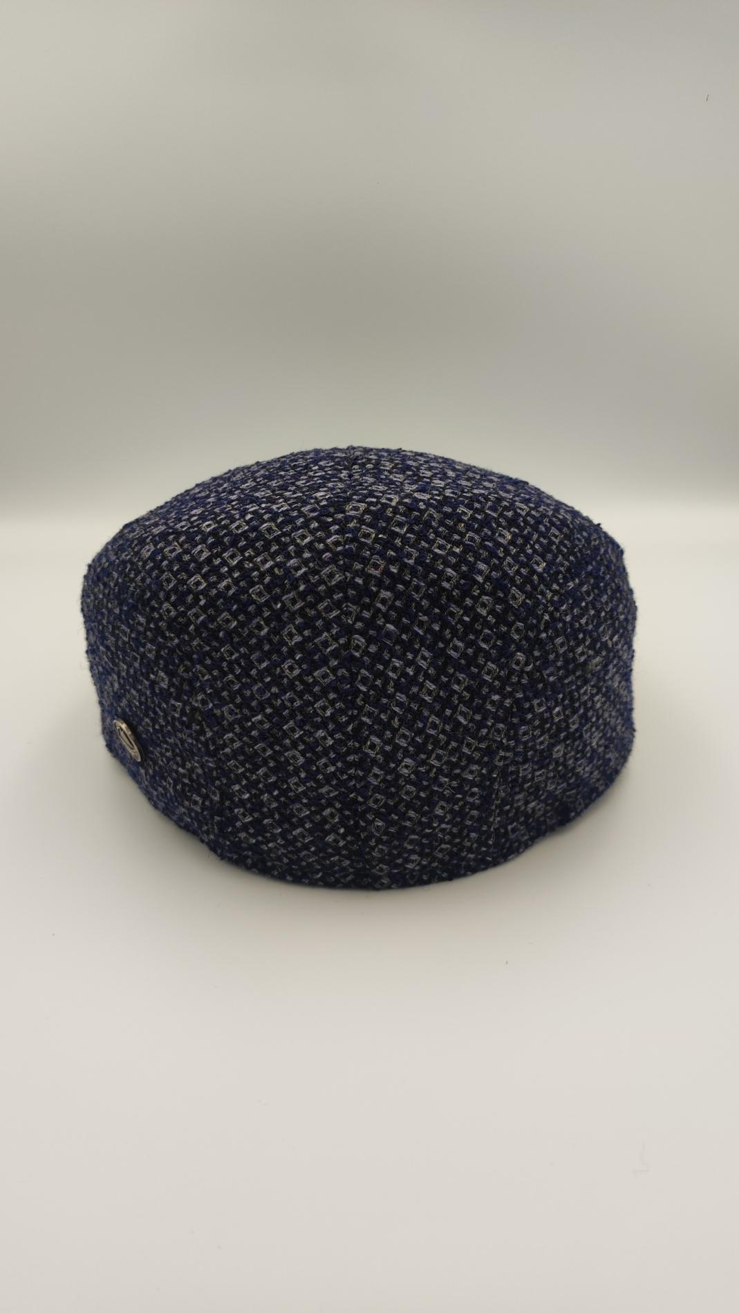 Casquette plate bleu marine