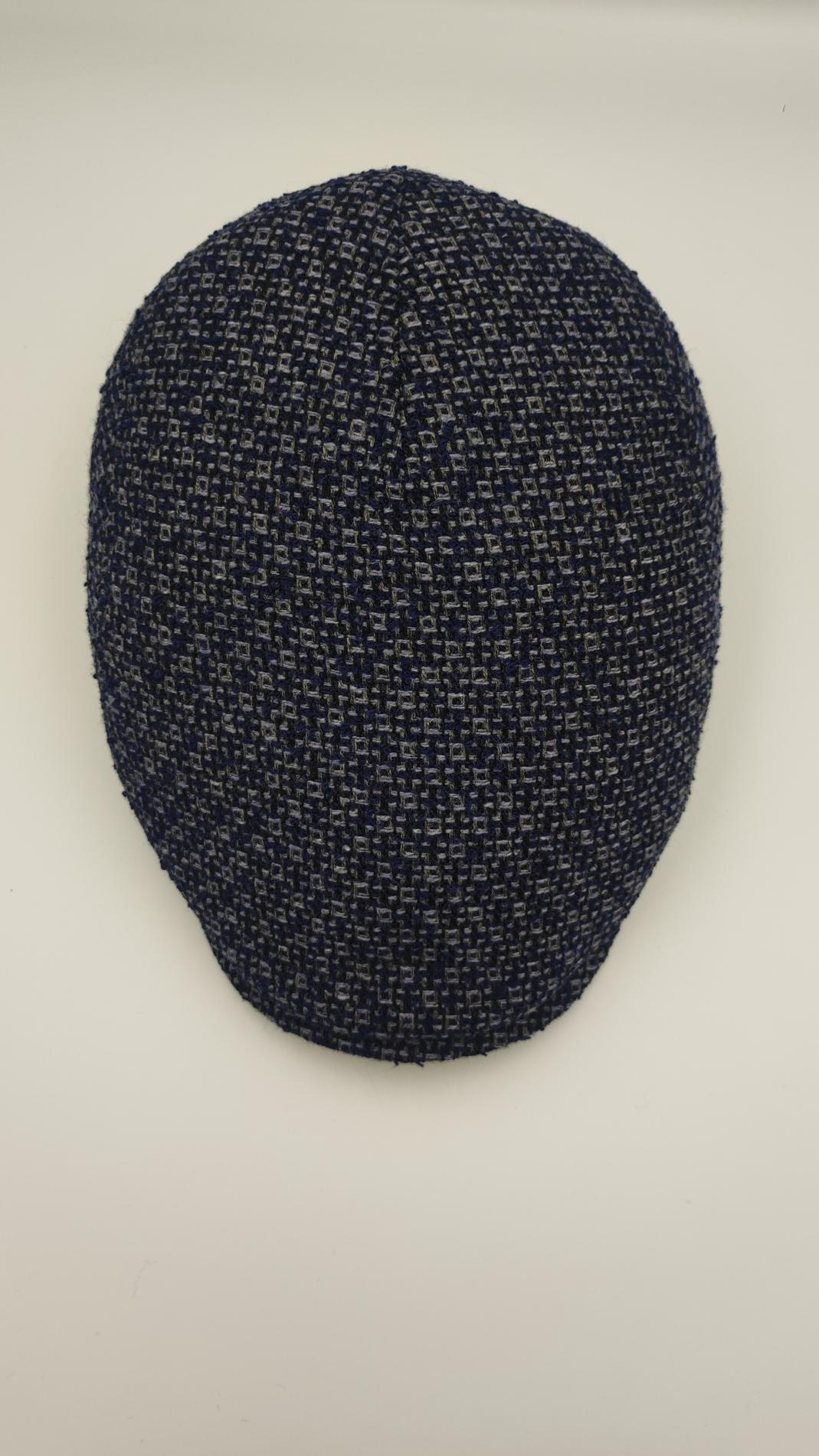 Casquette plate bleu marine