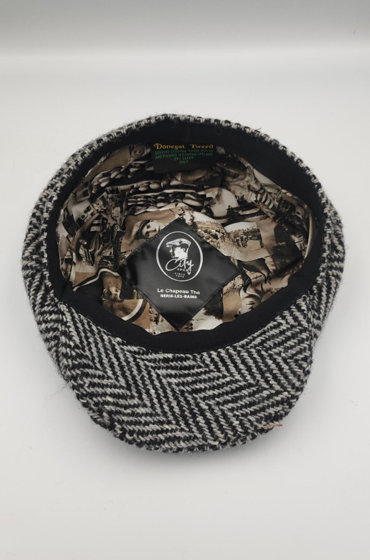 Casquette irlandaise tweed