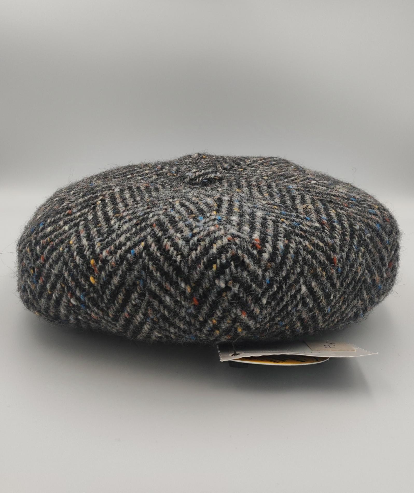 Casquette irlandaise tweed chiné