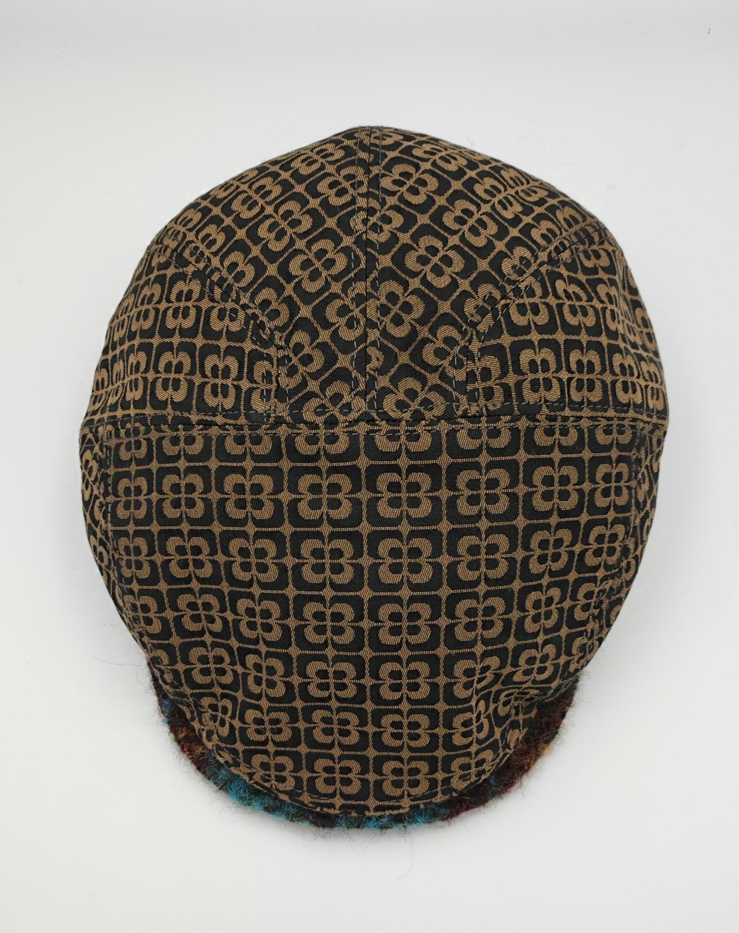 Casquettes plate fantaisie multico