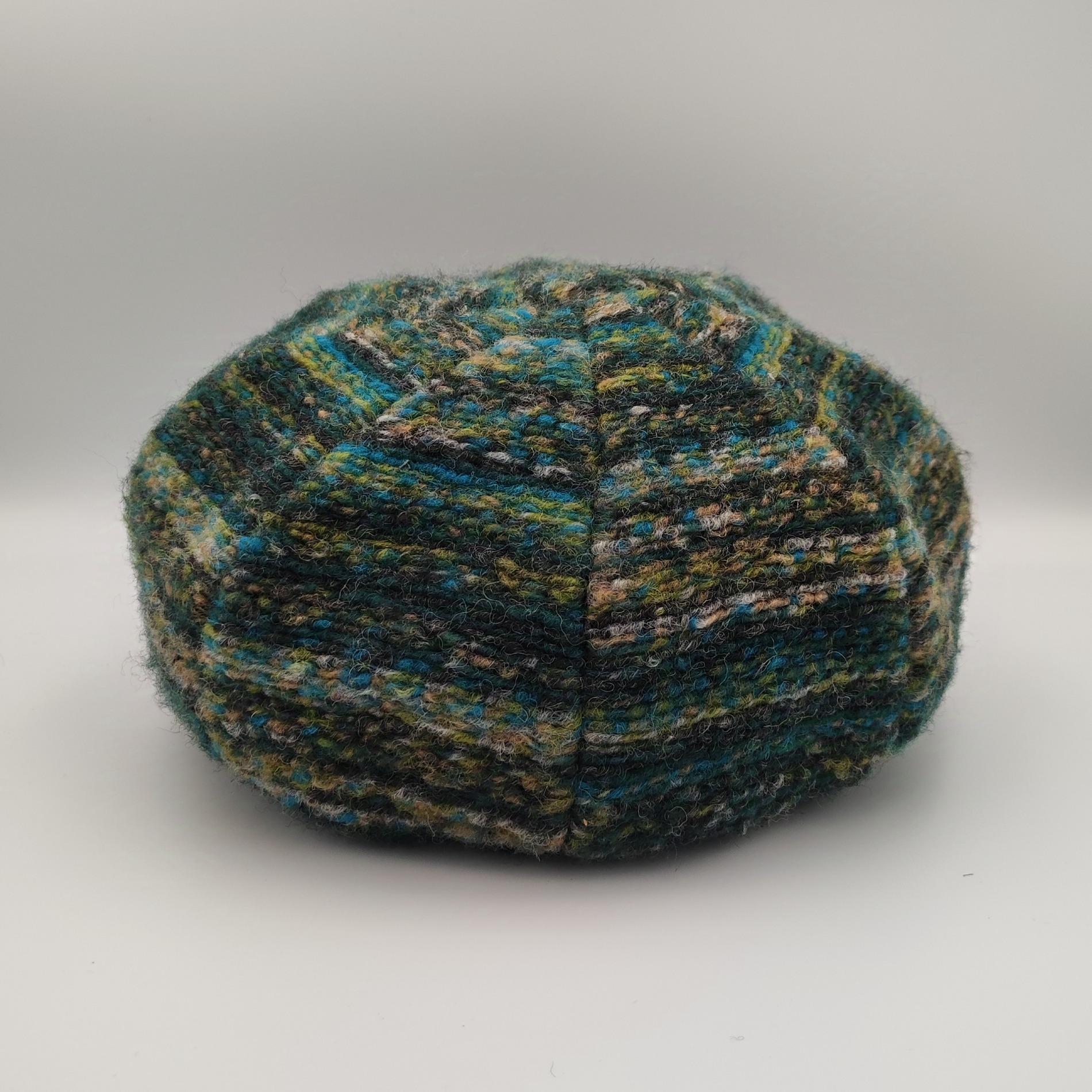 Casquette gavroche maille tricot vert