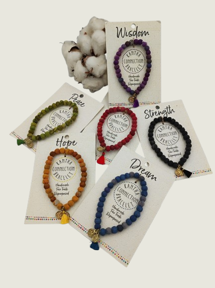 Bracelet Kantha Sagesse