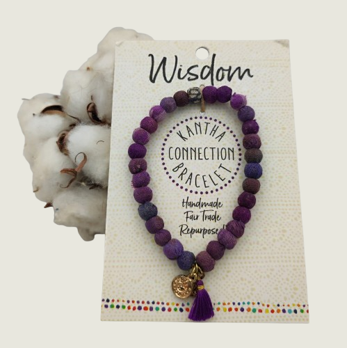 Bracelet Kantha Sagesse