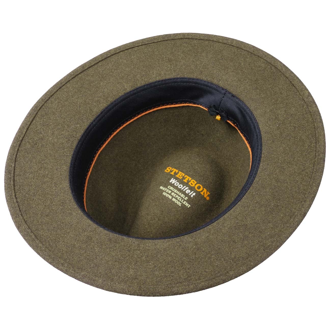 Chapeau feutre de laine marron Stetson