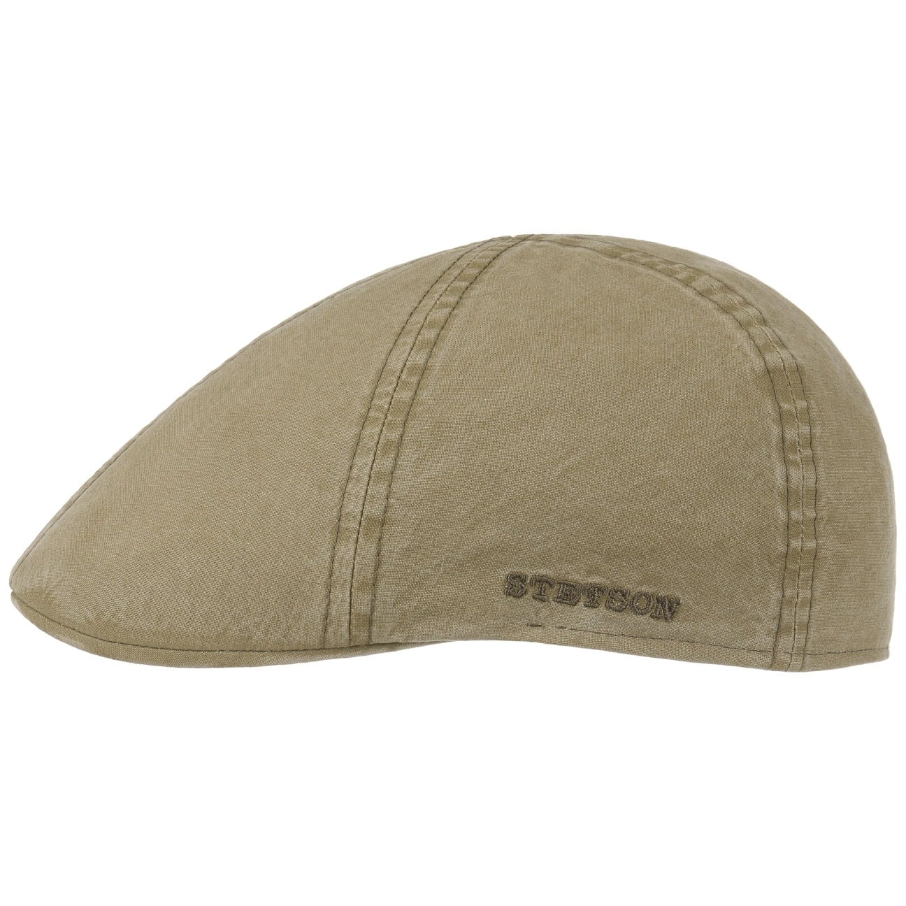 Casquette plate beige foncé Stetson