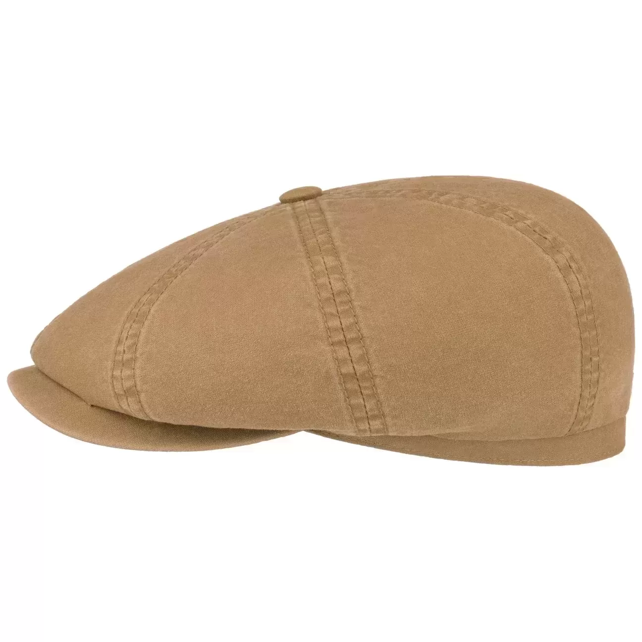 Casquette en coton beige foncé Stetson