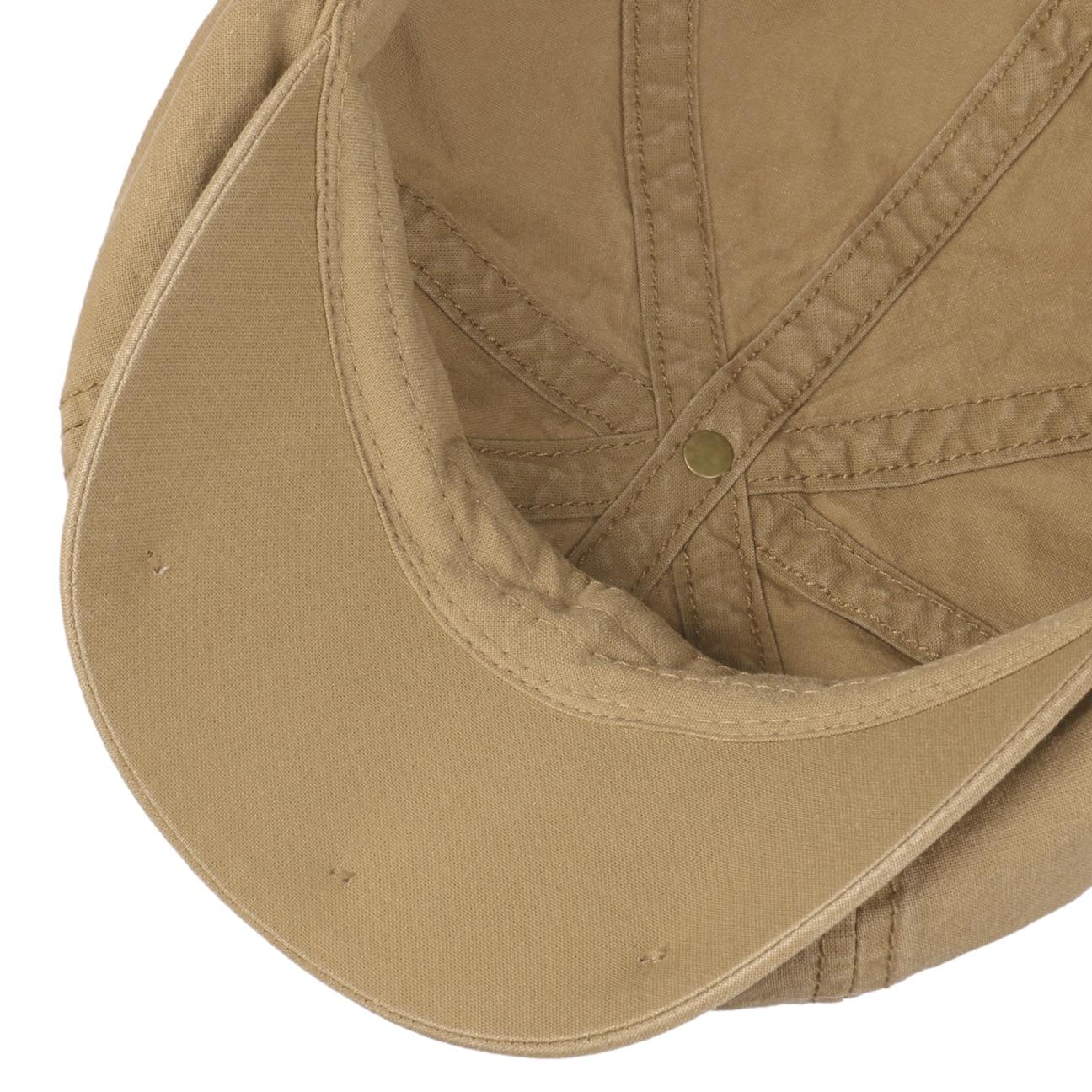 Casquette en coton beige foncé Stetson