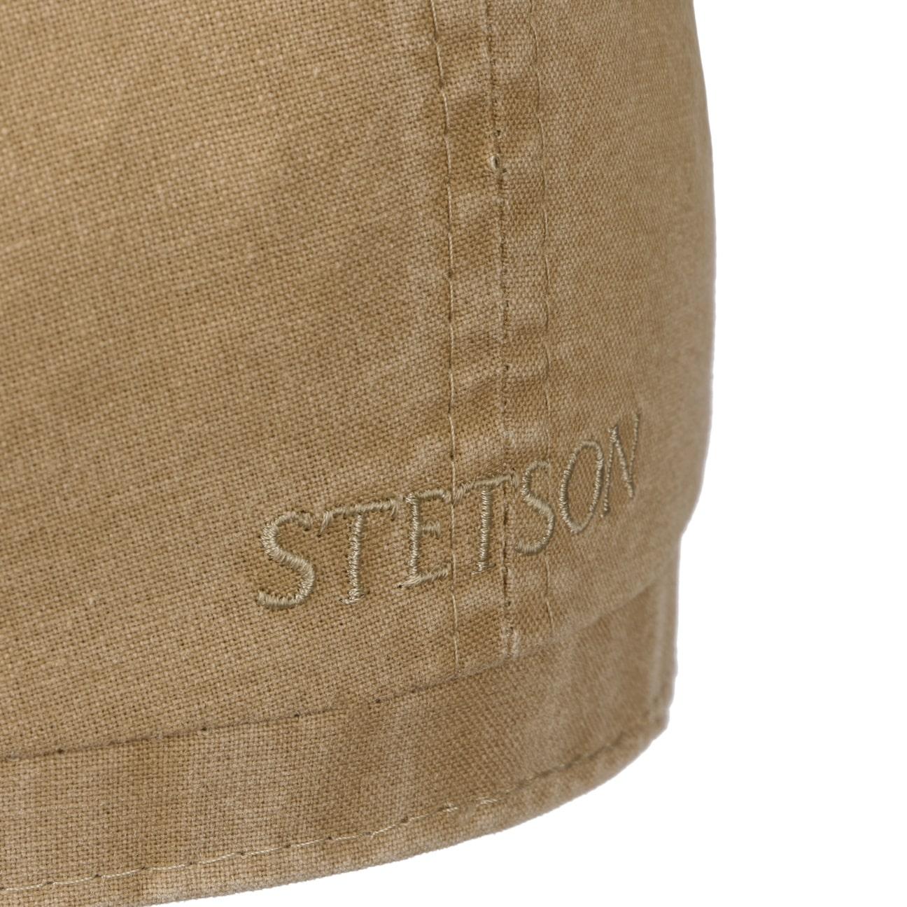 Casquette en coton beige foncé Stetson