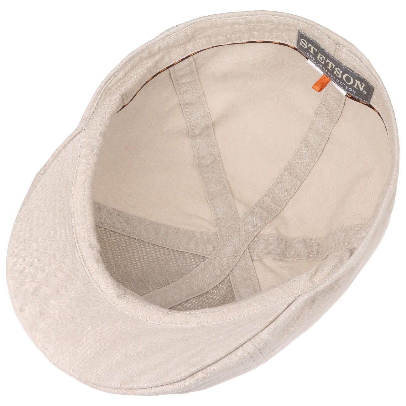 Casquette plate beige clair Stetson