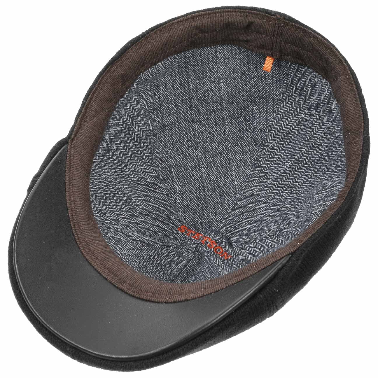 Casquette noir plate Stetson