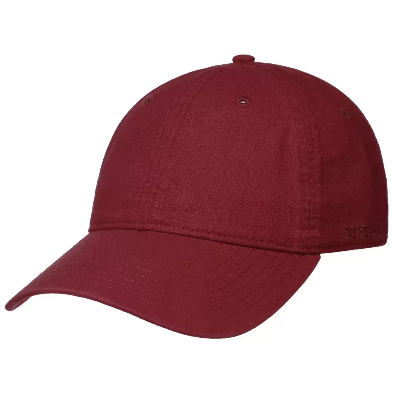 Baseball grande taille coton bordeaux Stetson