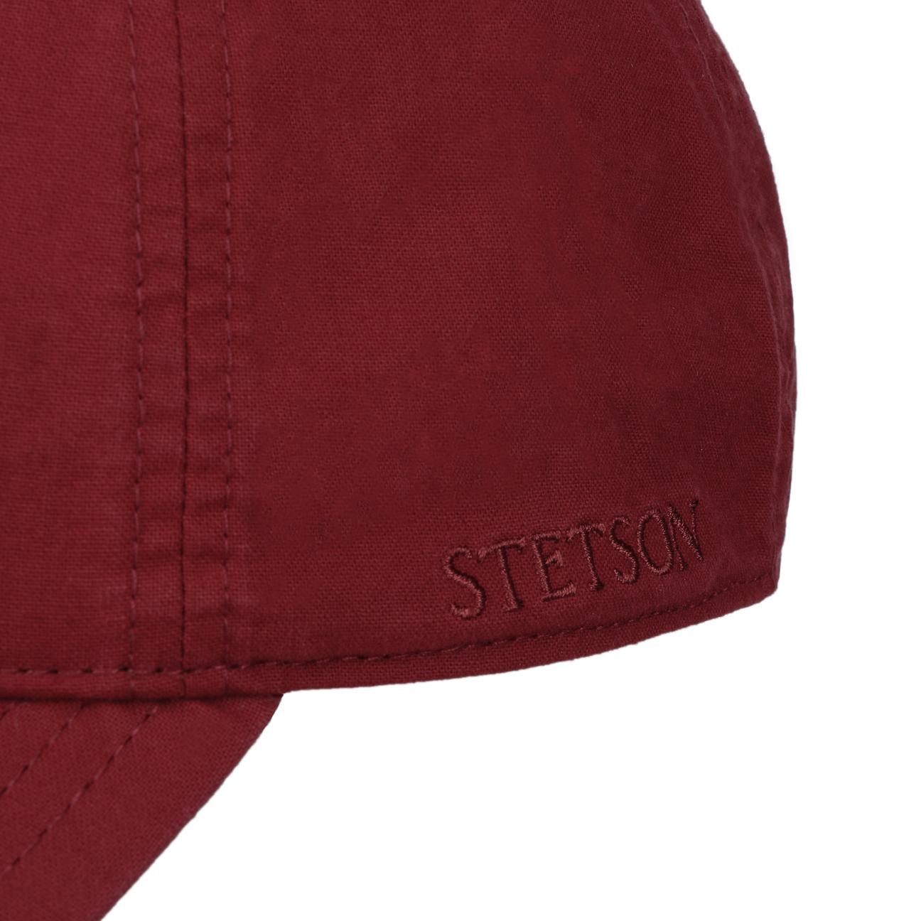 Baseball grande taille coton bordeaux Stetson