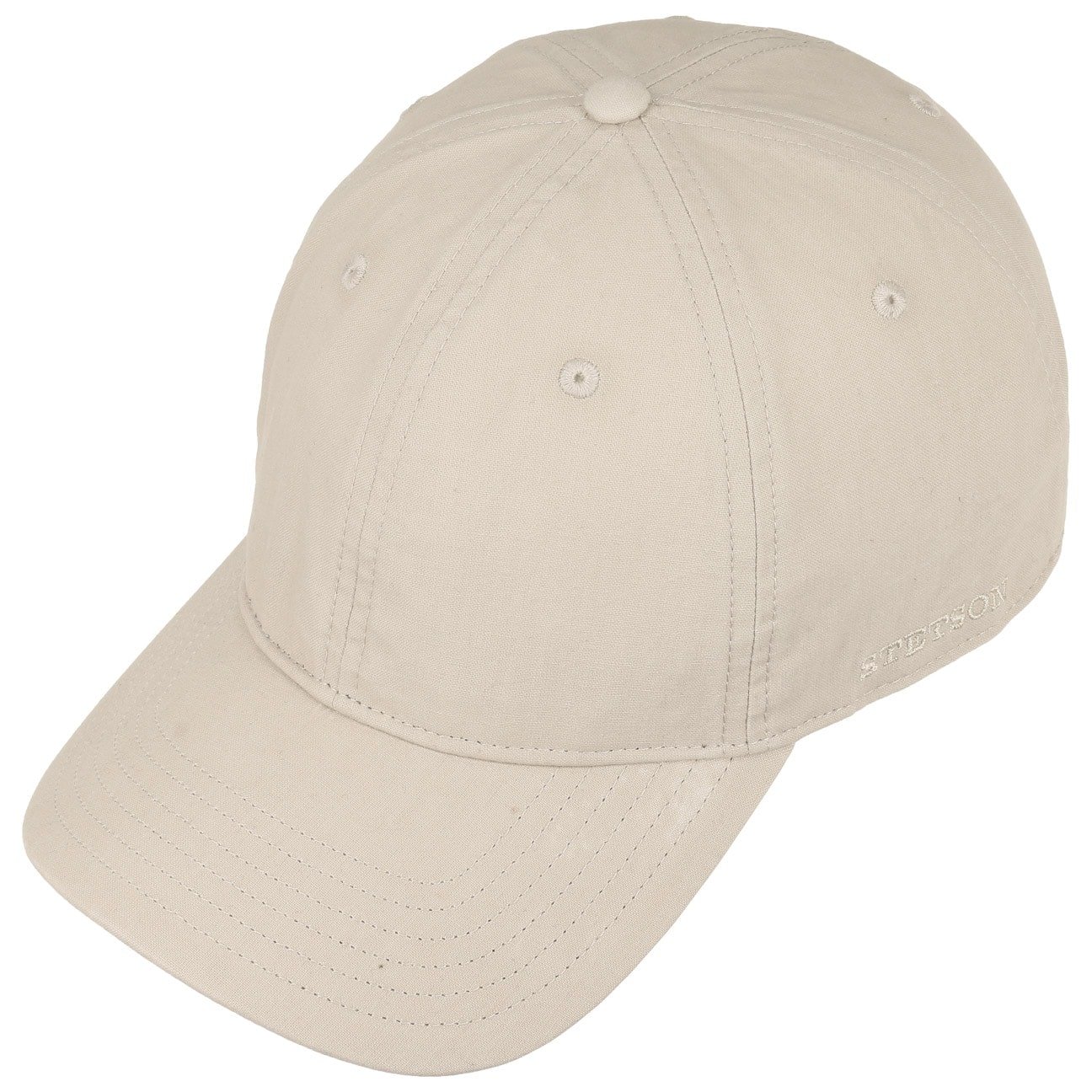 Baseball grande taille coton beige clair Stetson