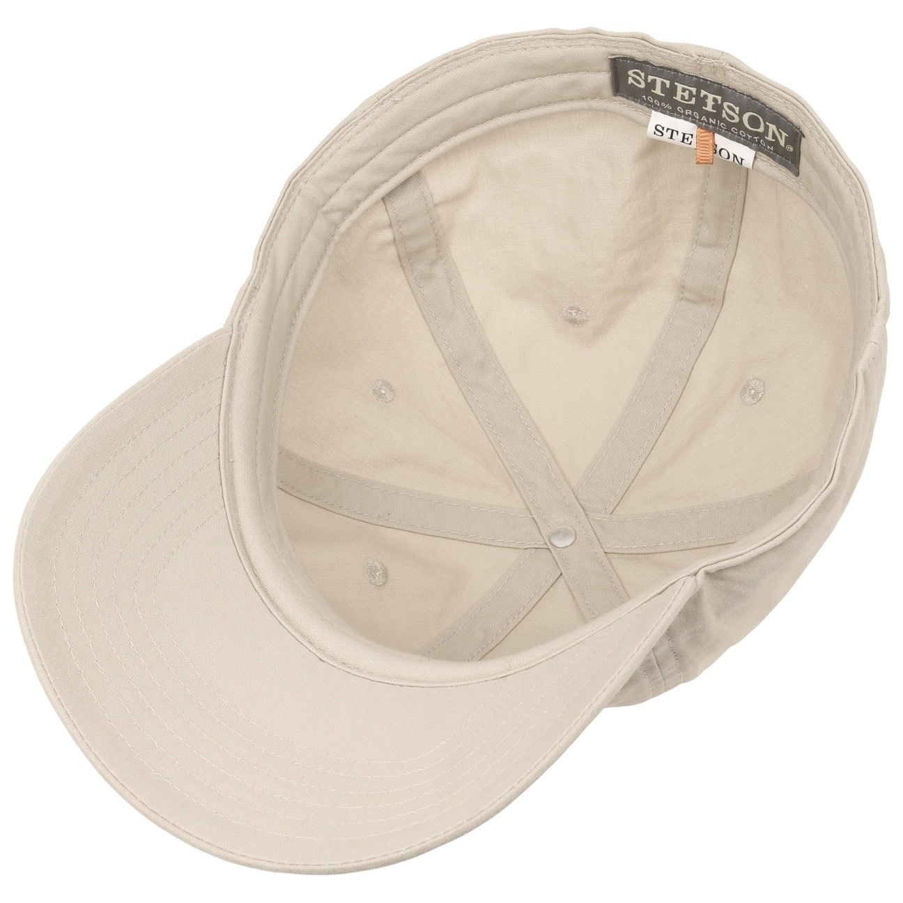 Baseball grande taille coton beige clair Stetson