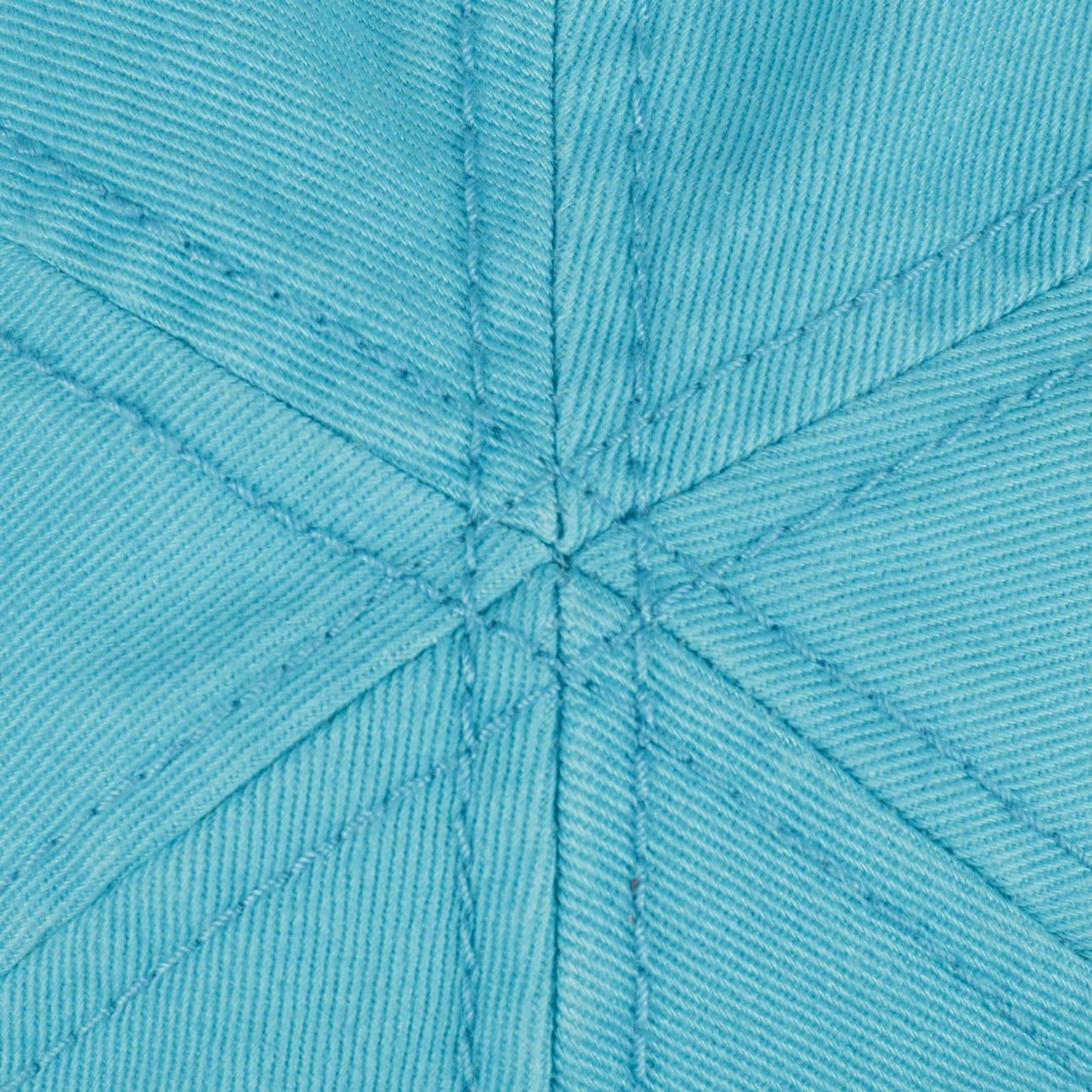 Casquette plate en coton turquoise Stetson