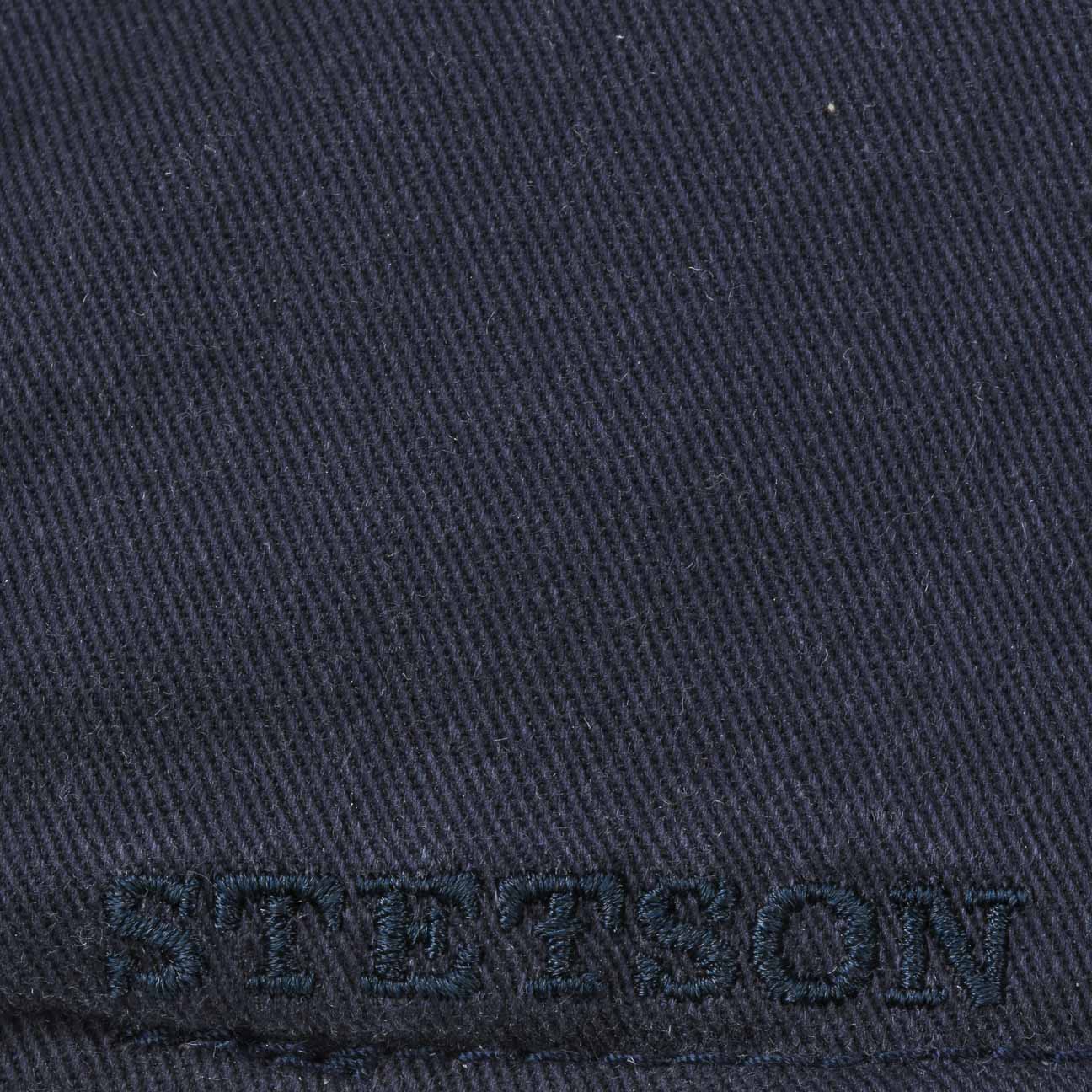 Casquette plate en coton marine Stetson