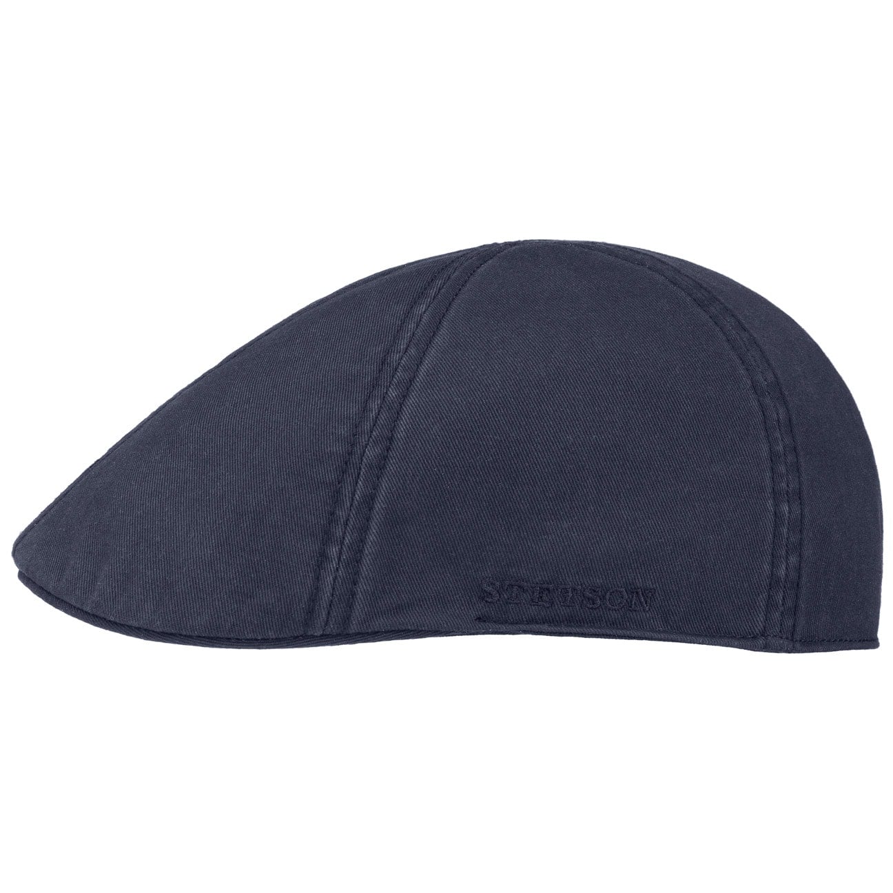 Casquette plate en coton marine Stetson
