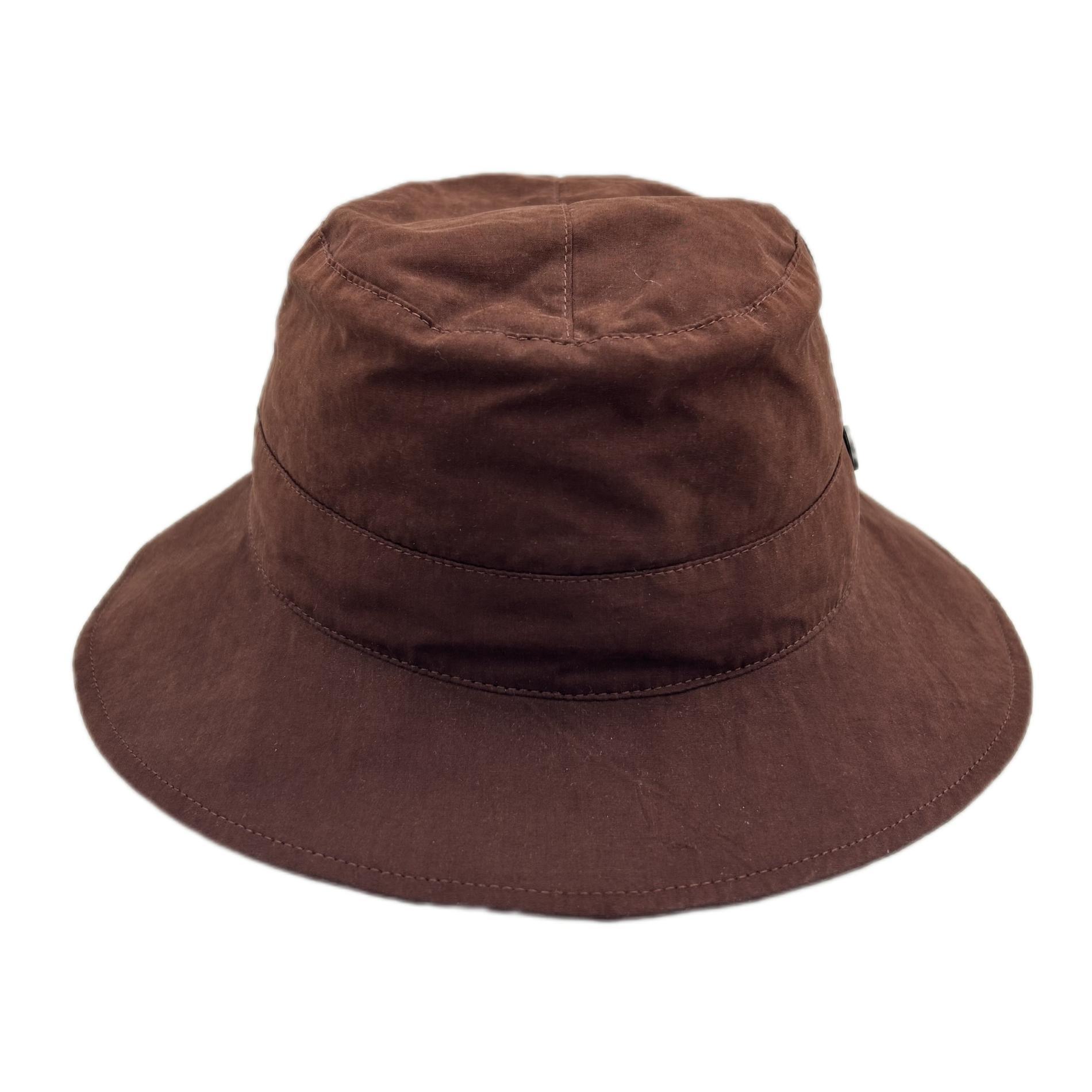 Chapeau de pluie marron