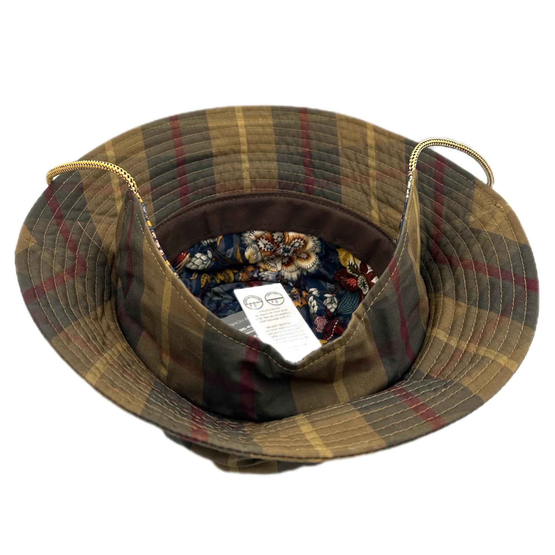 Chapeau de pluie motif écossais