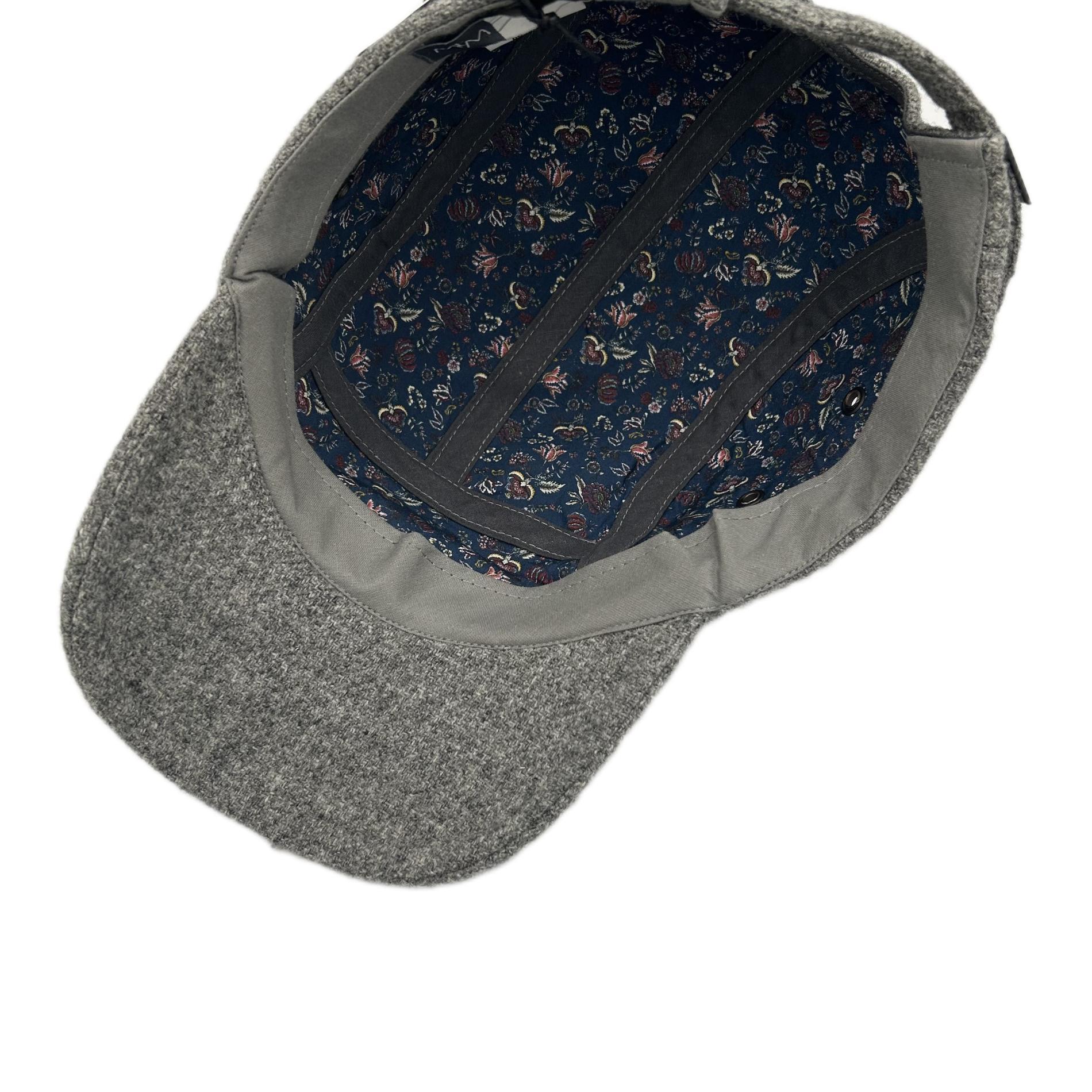 Casquette baseball laine gris