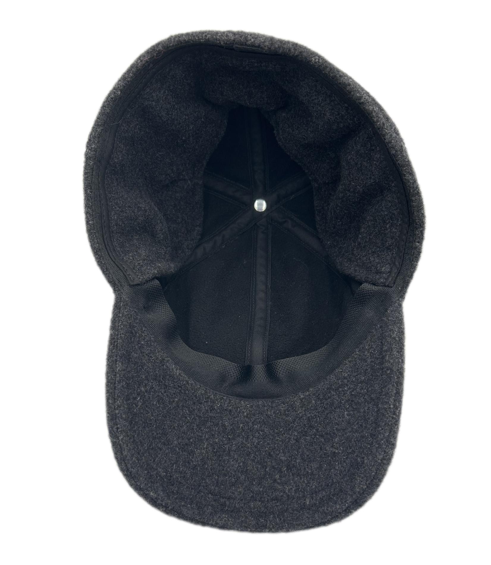 Casquette baseball laine noir