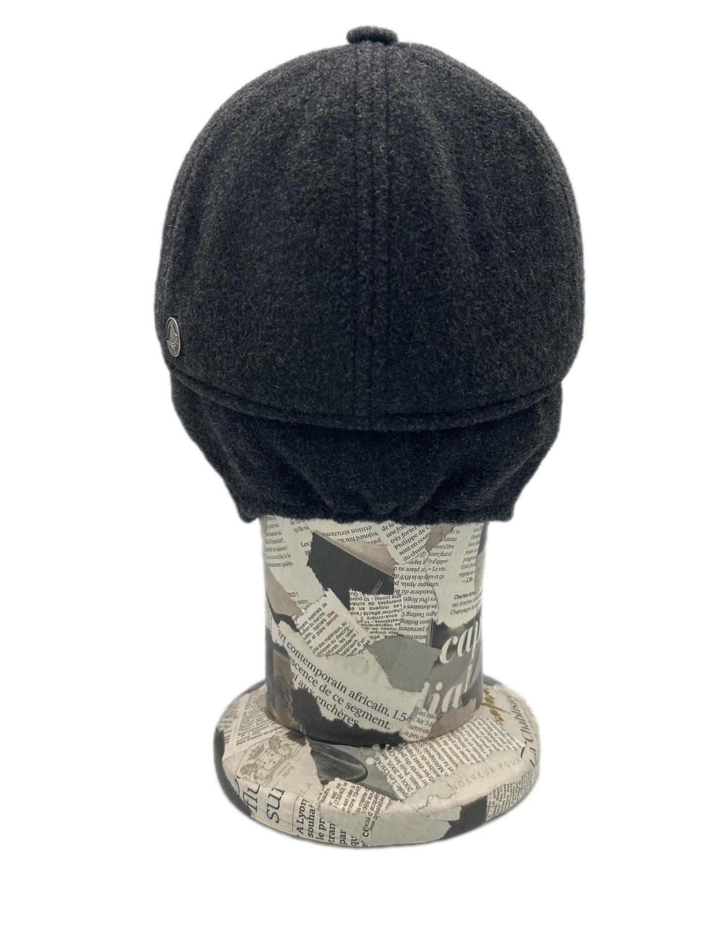Casquette baseball laine noir