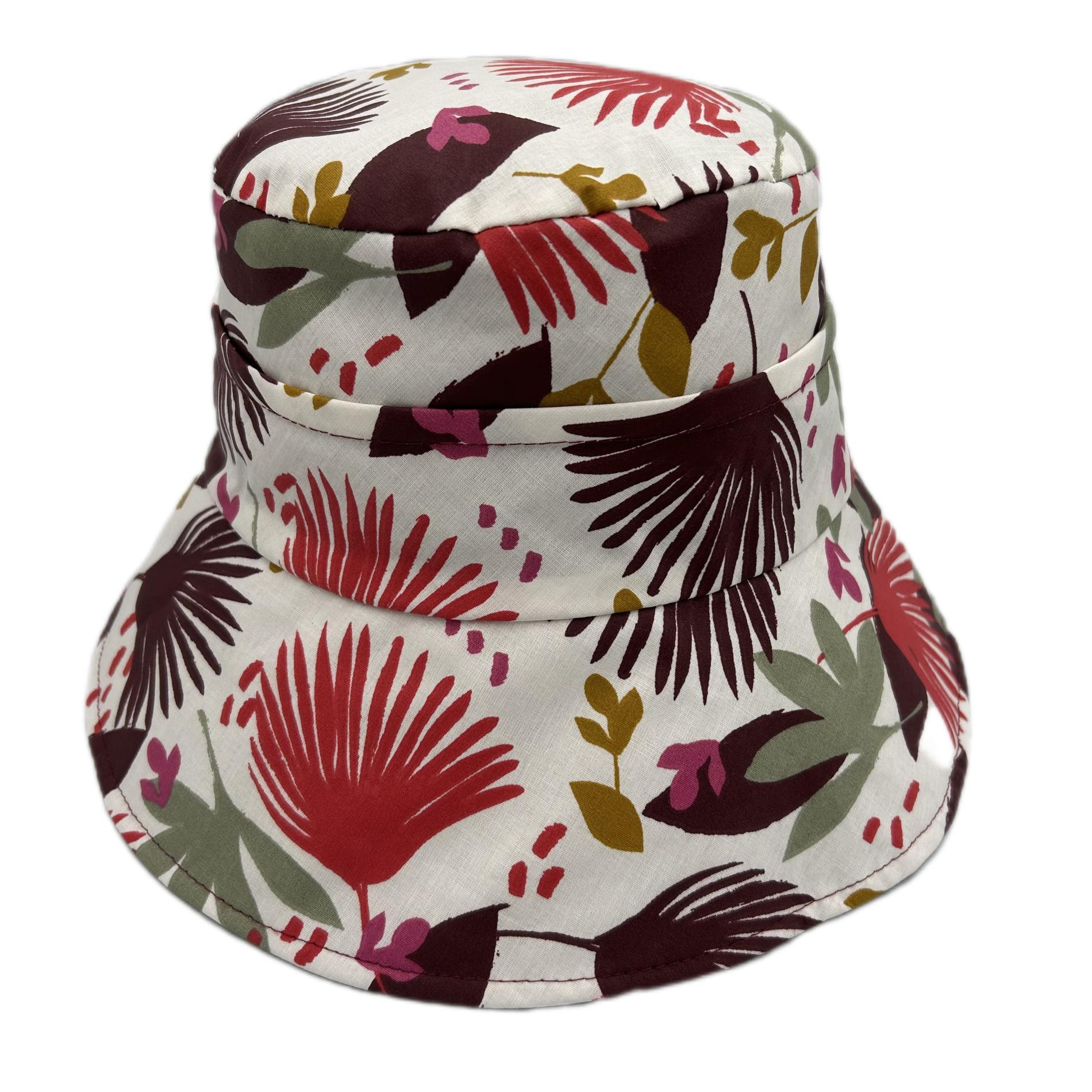 Chapeau de pluie motif fleuris
