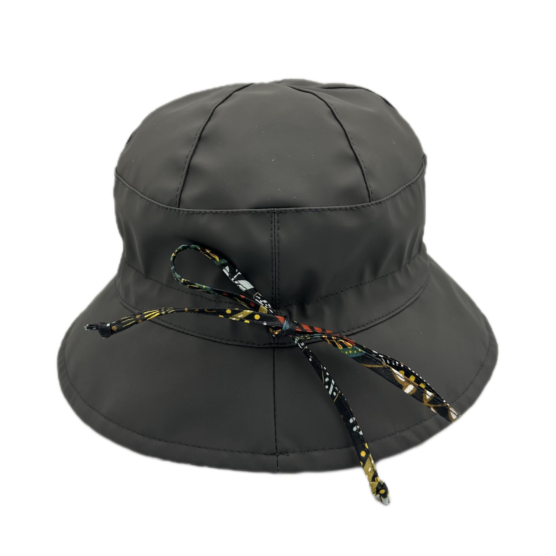 Chapeau de pluie réglable gris