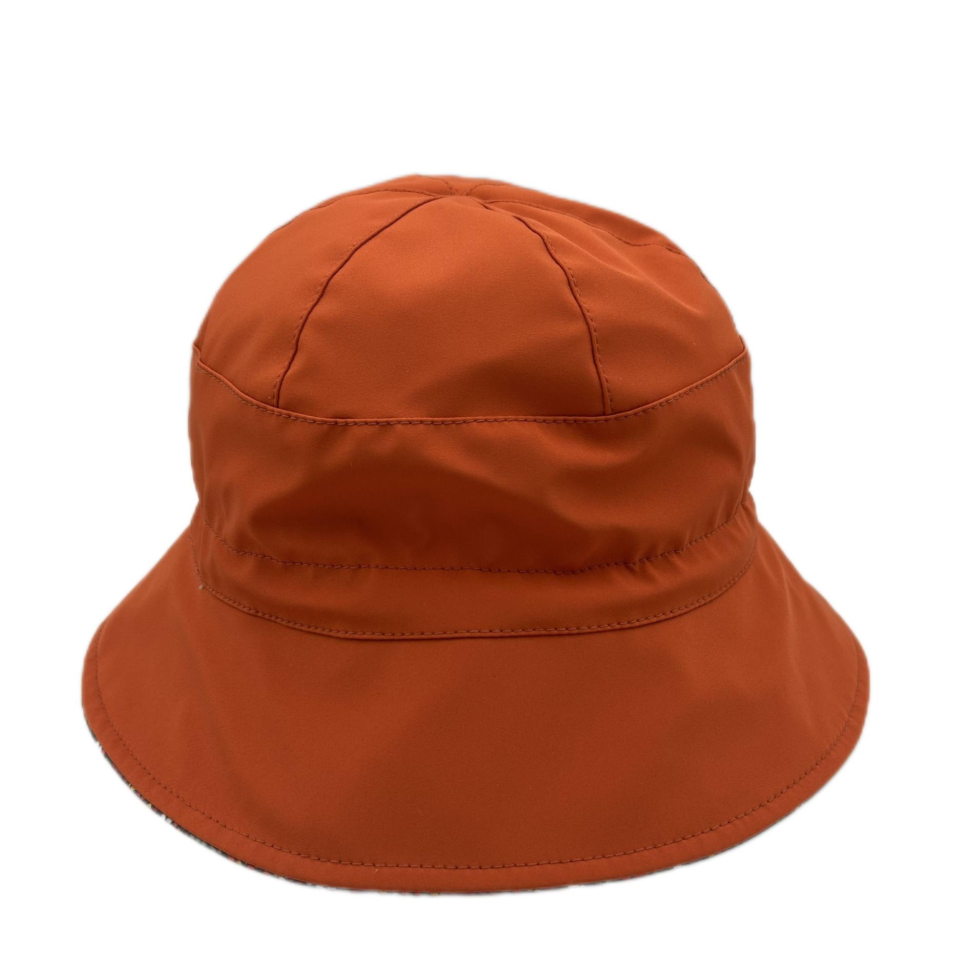 Chapeau de pluie réglable brique