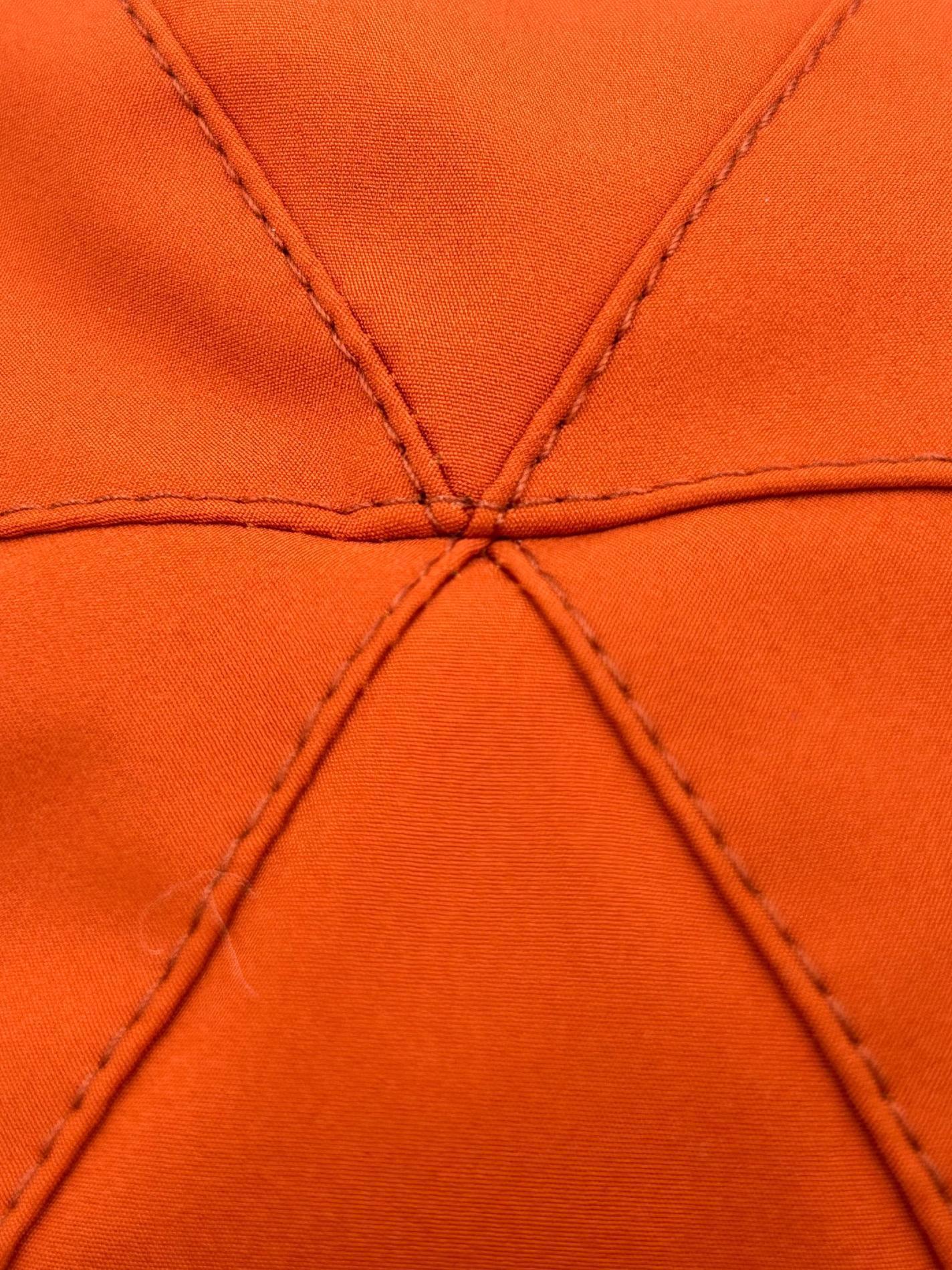 Chapeau de pluie réglable brique