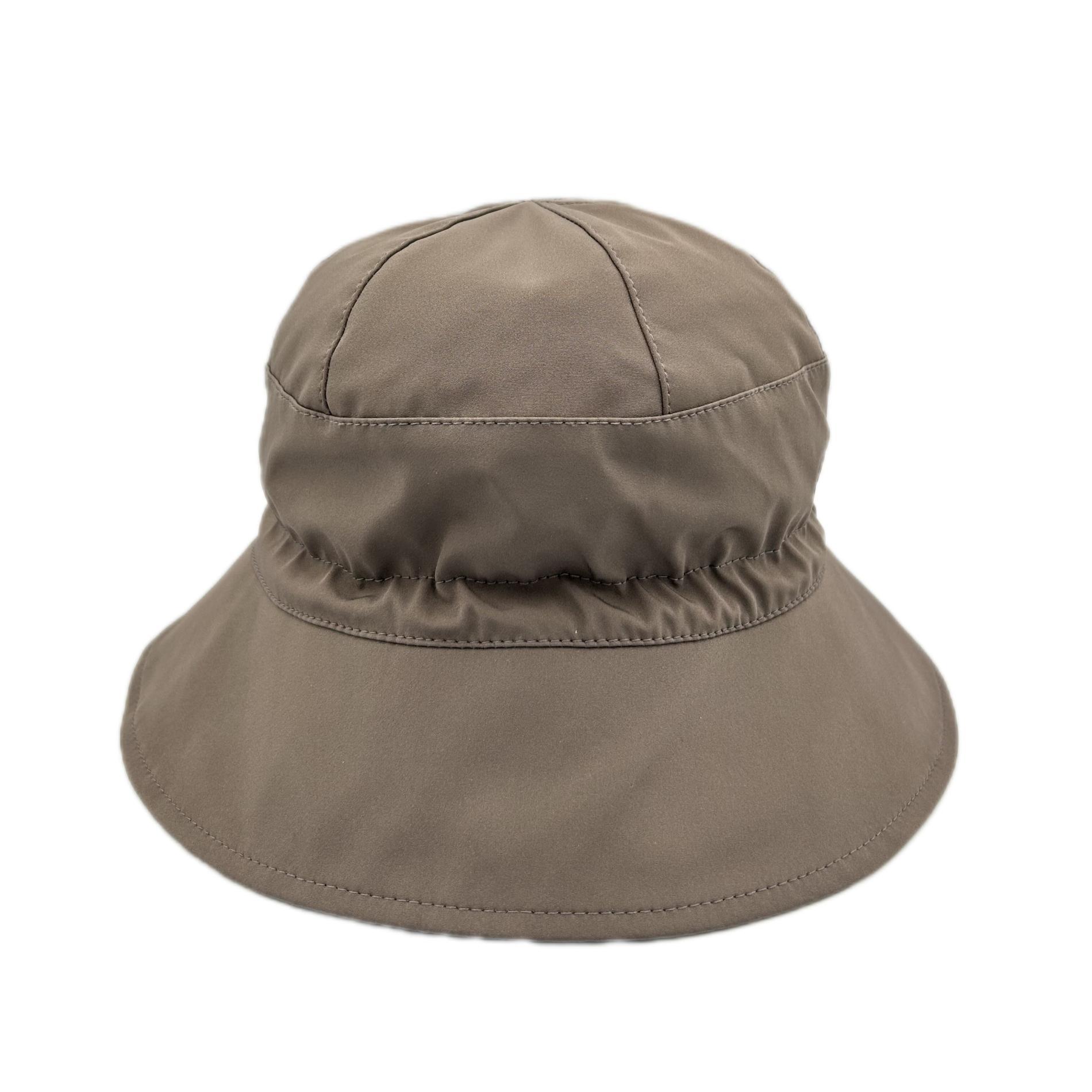 Chapeau de pluie réglable taupe