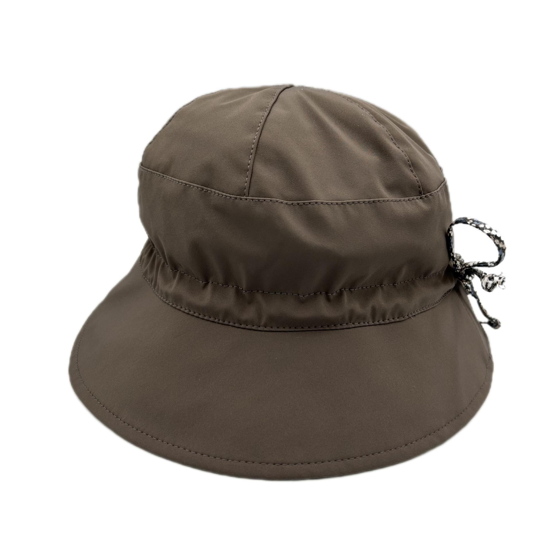Chapeau de pluie réglable taupe
