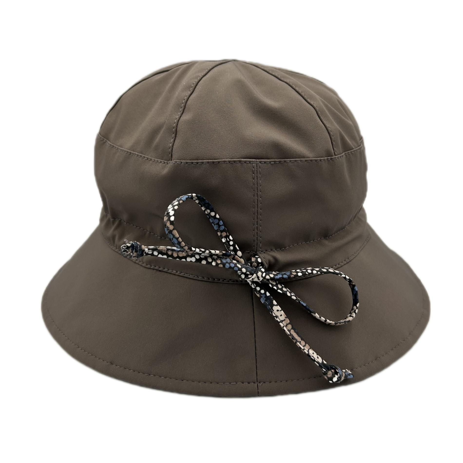 Chapeau de pluie réglable taupe