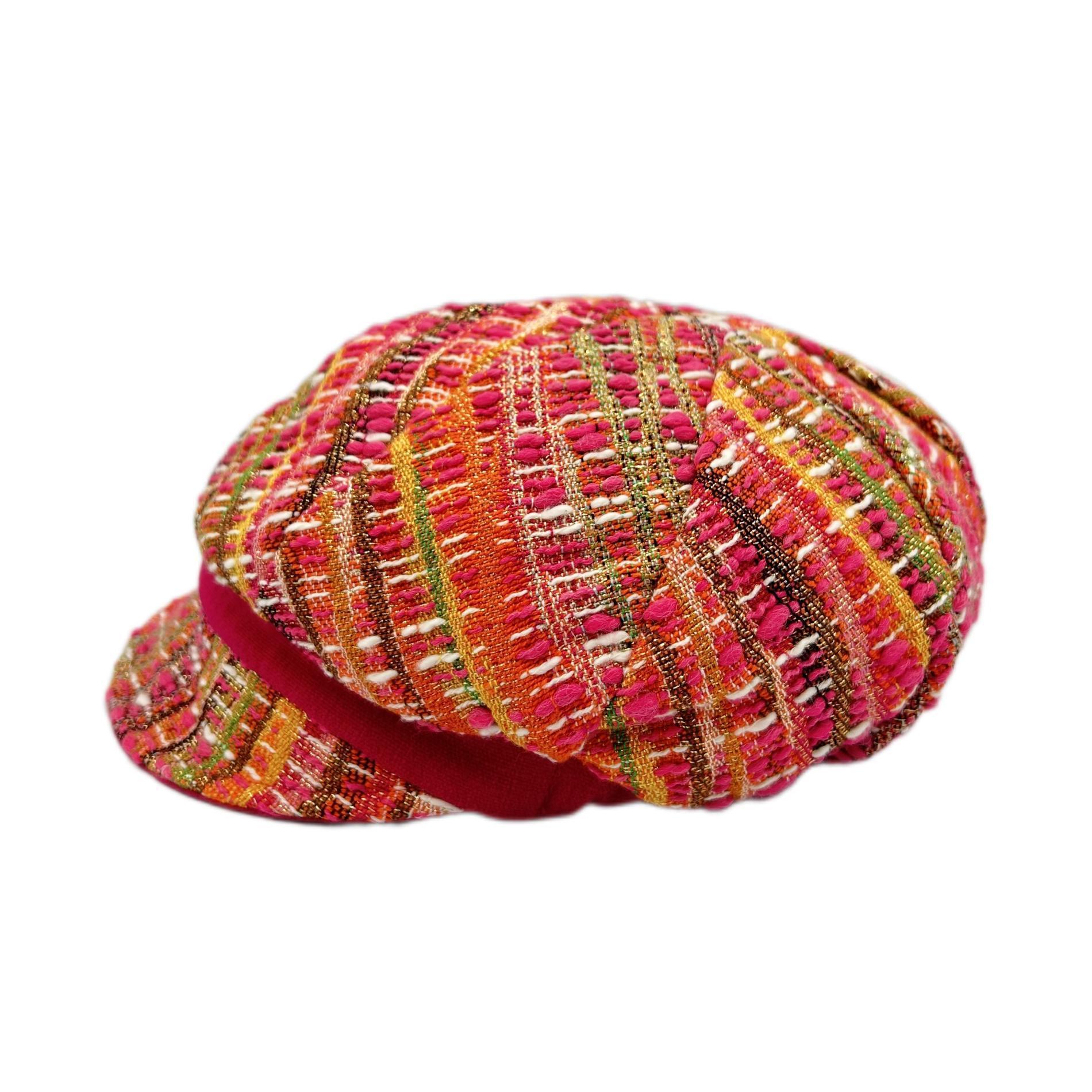 Casquette gavroche multicolore