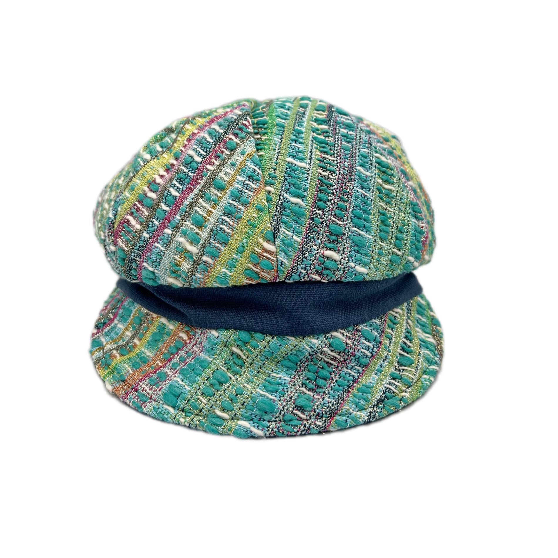Casquette gavroche multicolore