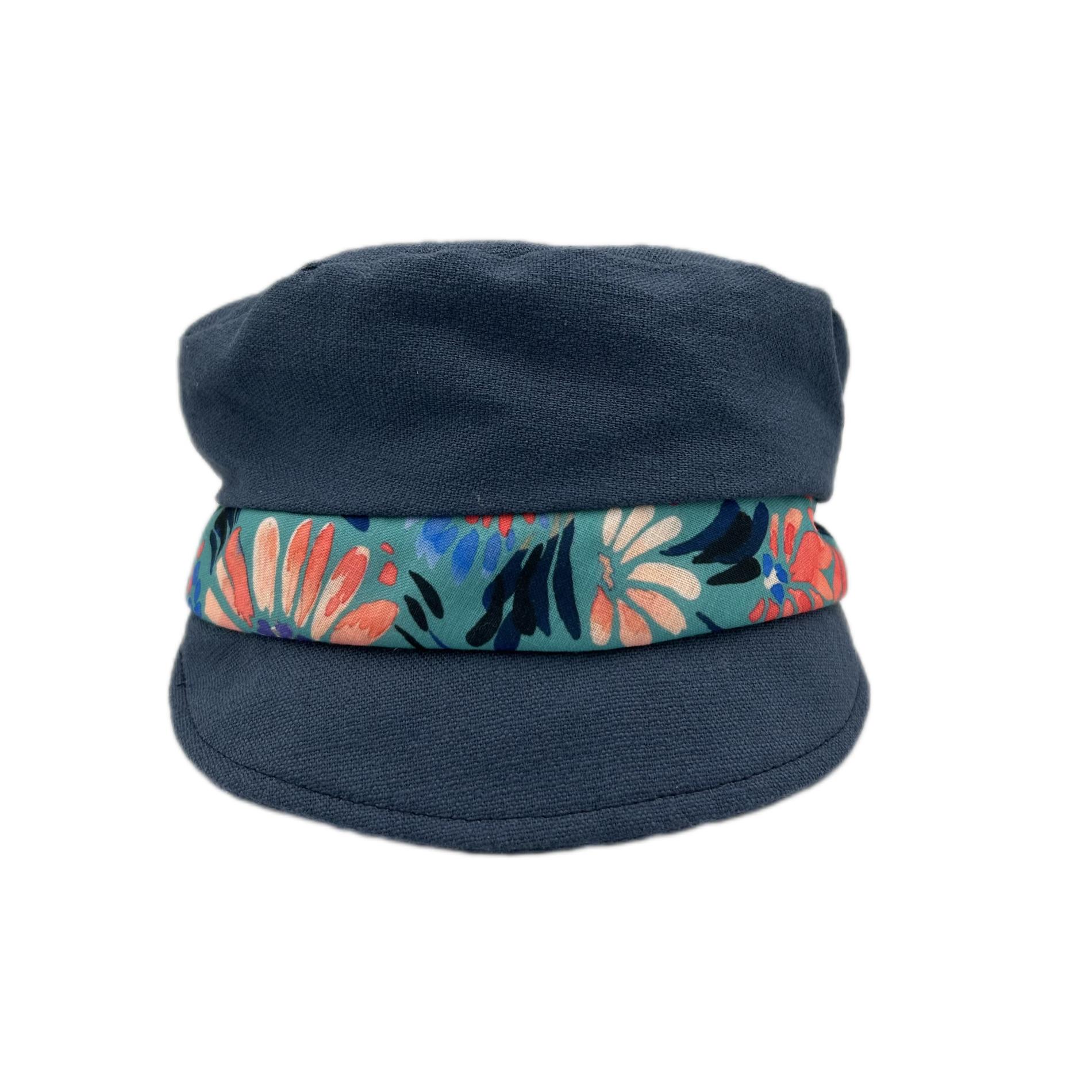 Casquette marin bleu
